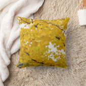 a ginkgo tree that embraces autumn クッション (ブランケット)