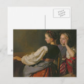A Girl from Provsteier, 1844 ポストカード (正面/裏面)