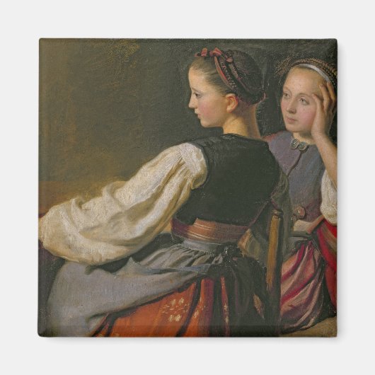 A Girl from Provsteier, 1844 マグネット (正面)