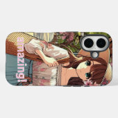 A Girl in a Blooming Town Case-Mate iPhoneケース (裏面 (横))