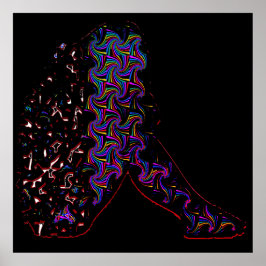 A Girl in Distress Wall Poster Art ポスター