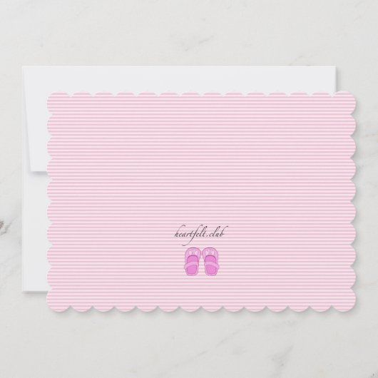 A Girl Photo Birthの発表 案内状 (裏面)