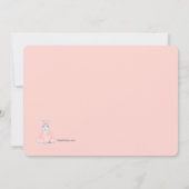 A Girl Photo Easter Birth Announcement 案内状 (裏面)