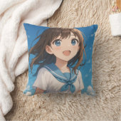 A Girl under the Summer Sky クッション (ブランケット)