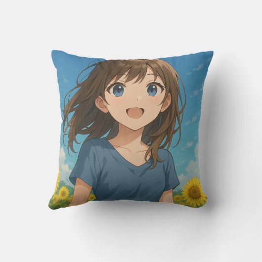 A Girl under the Summer Sky クッション (裏面)