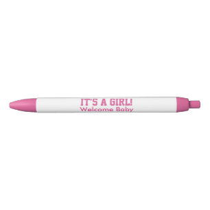 A Girl Welcomeのベビー 黒ボールペン