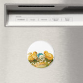 A Glad Eastertideかわいいヴィンテージイースター マグネット (インサイチュ (食洗機))