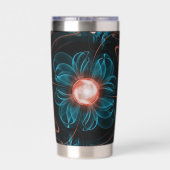 A Glitch of a Thousand Questions Water Bottle 保温保冷タンブラー (背面)