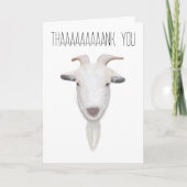 A Goat Thank You カード (正面)