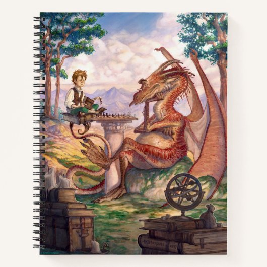 “A Golden Afternoon” 8.5 x 11" Notebook ノートブック (正面)