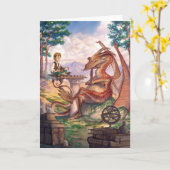 “A Golden Afternoon” Greeting Card カード (黄色い花)