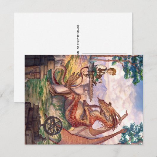 “A Golden Afternoon” Postcard ポストカード (正面/裏面)