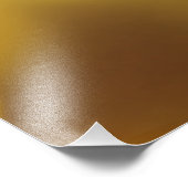 A Golden Christmas Pattern on Fawn Brown フォトプリント (角)