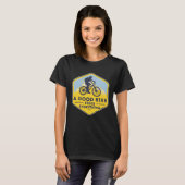 A GOOD BIKE FIXES EVERYTHING Fun Cyclist Bicycle Tシャツ (正面フル)