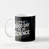 A Good Day To Do Science Teacher Lover School Stem コーヒーマグカップ (左)