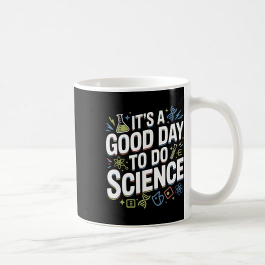 A Good Day To Do Science Teacher Lover School Stem コーヒーマグカップ (右)