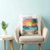 A Gorgeous Sunset At Tropical Beach, Vacation,  クッション (椅子)