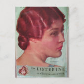 A Gorgeous Woman in 1930 With Red Hair Collage ポストカード (正面)