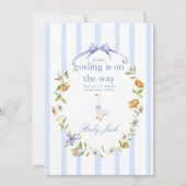 a gosling is on the way 招待状 (正面)