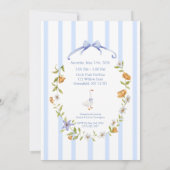 a gosling is on the way 招待状 (裏面)