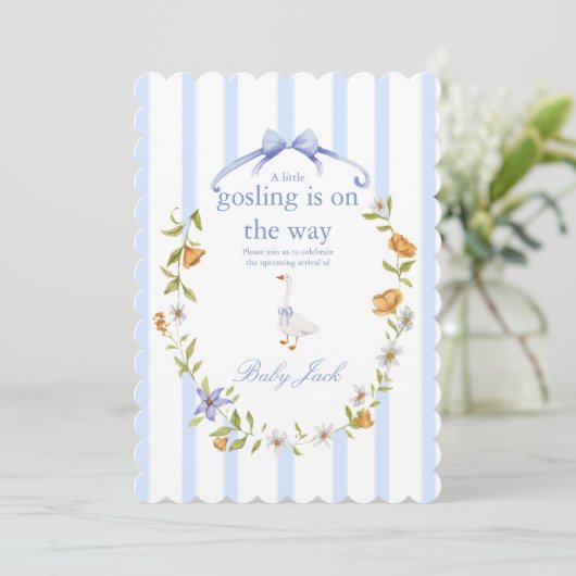 a gosling is on the way  招待状 (スタンド正面)