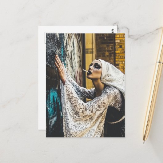 A Goth Nun ポストカード (正面/裏面インサイチュ)