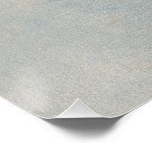 A Grain of Sand Returned Soft Gold Abstract ポスター (コーナー)