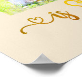 A Grandchilds笑い引用文8 Photo Collage Almond ポスター (角)