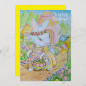 A GRANDDAUGHTER'S PERSONALIZED EASTER CARD  シーズンカード (正面/裏面)