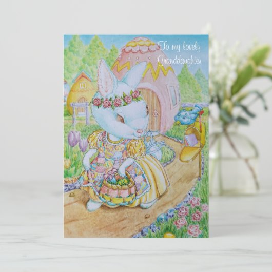 A GRANDDAUGHTER'S PERSONALIZED EASTER CARD  シーズンカード (スタンド正面)