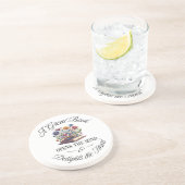 A Great Book Delights Floral Coaster コースター (側面)