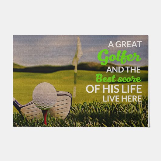 A Great Golfer Doormat, Golf Player ドアマット (正面)