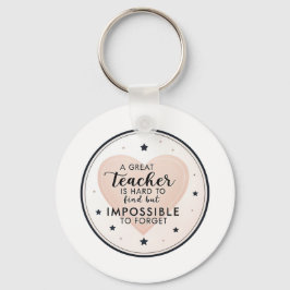 A Great Teacher Is Hard to Find – thank you gift キーホルダー