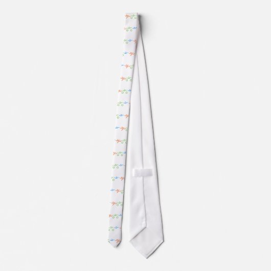 A great Triathlon gift for your friend or family ネクタイ (裏面)