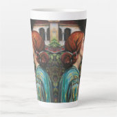 A Greater Beauty - カフェラテマグ (正面)