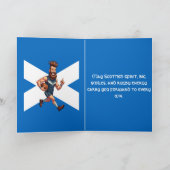 A Grinning Scottish Rugby Runner カード (内部)