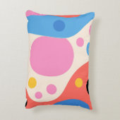 A Groovy Explosion of Color and Shape アクセントクッション (裏面(縦))