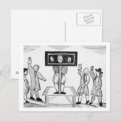 A Guilty Man in the Village Pillory, copy of a 16t ポストカード (正面/裏面)