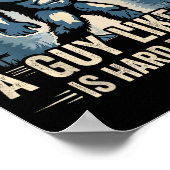 A Guy Like Me Is Hard To Find Funny Big Foot Sasqu ポスター (角)