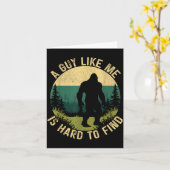 A Guy Like Me Is Hard To Find, Funny Bigfoot  カード (黄色い花)