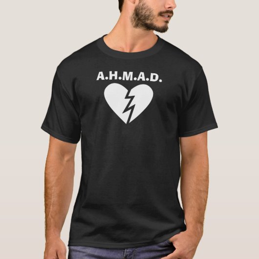 A.H.M.A.D. クラシックなハートのTシャツ Tシャツ (正面)