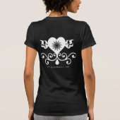 A.H.M.A.D. 女性のTシャツ(前部背部プリント) Tシャツ (裏面)