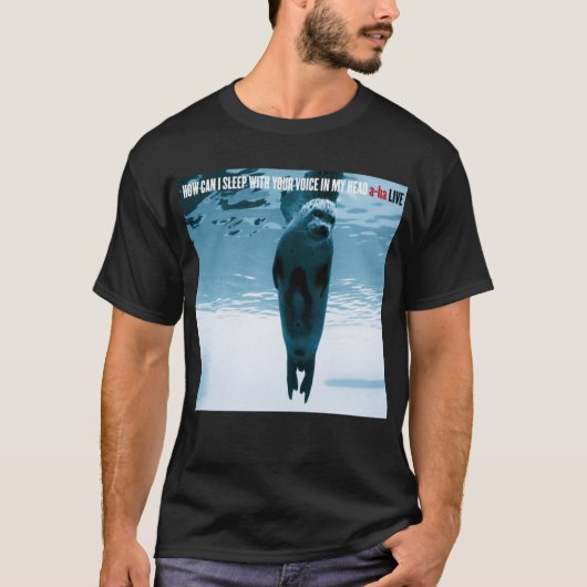 A-ha – あなたの声を頭の中で眠る方法 tシャツ (正面)