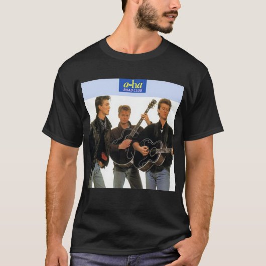 A-ha - Road Clubアルバム1988 Tシャツ (正面)