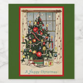 A Happy Christmas ワインラベル (シングルラベル)