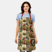 A Happy Christmas Tide エプロン (着用した状態)