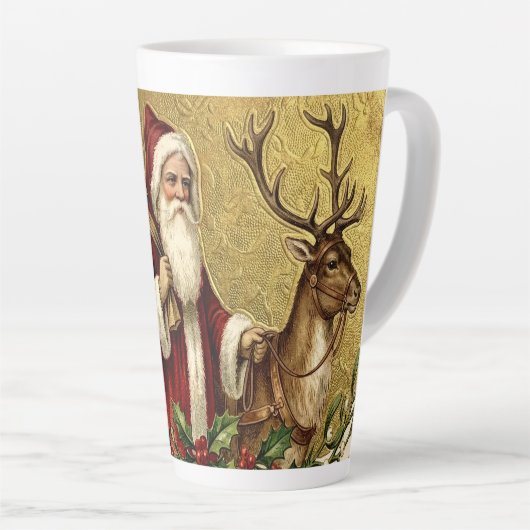 A Happy Christmas Tide カフェラテマグ (右アングル)