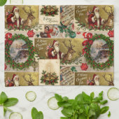 A Happy Christmas Tide キッチンタオル (折り畳み)