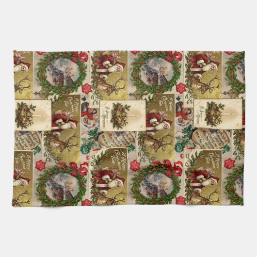 A Happy Christmas Tide キッチンタオル (横)