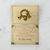 A Happy Christmas Tide シーズンカード (内部)